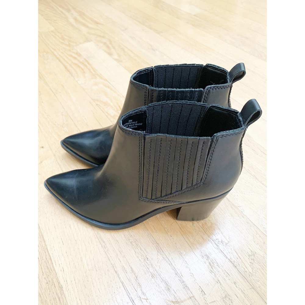 Marc Fisher Black Eilise Bootie 6 - Picture 6 of 11